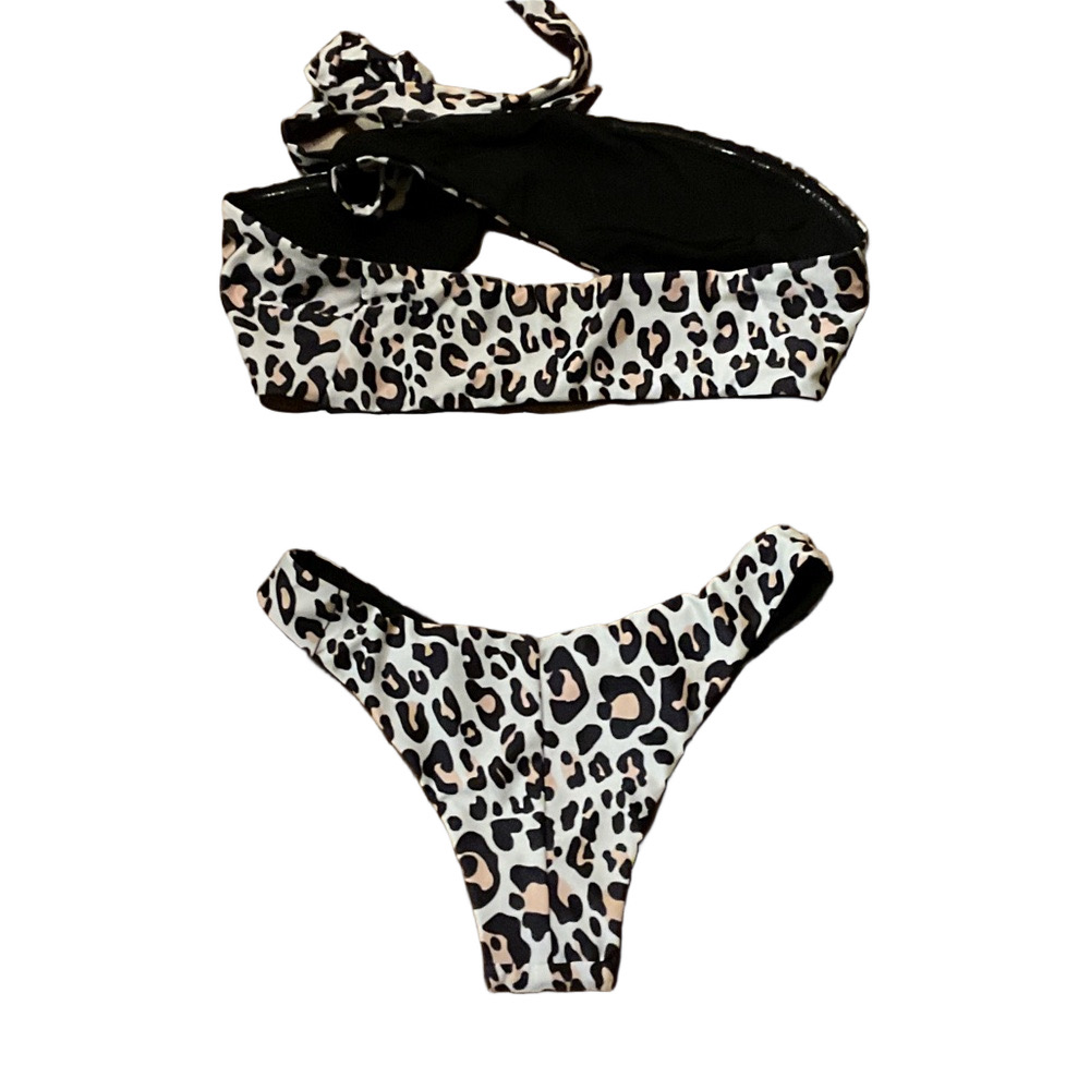DEA ROSE. Chic Leopard Print Bikini Set - Picture 3 of 4